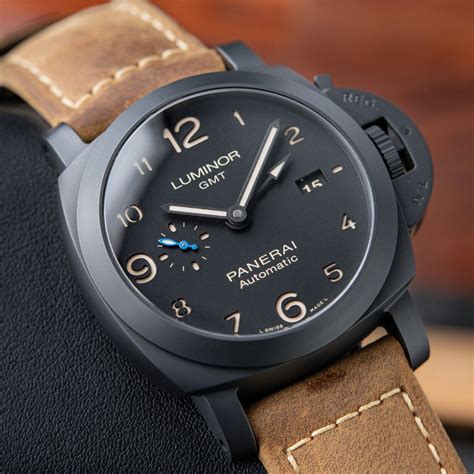 luminor gmt panerai automatic ebay|panerai luminor automatic adjust time.